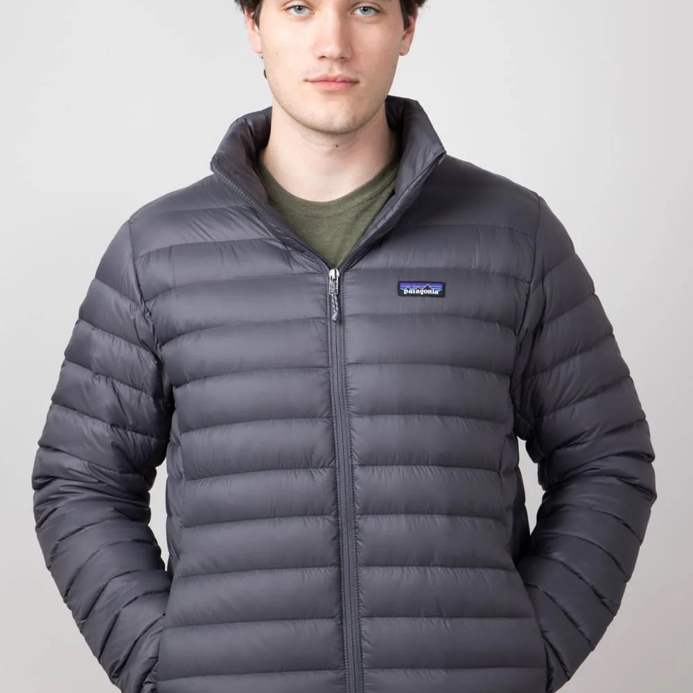 Patagonia Men's Down Sweater Jacket (LG/Gray)